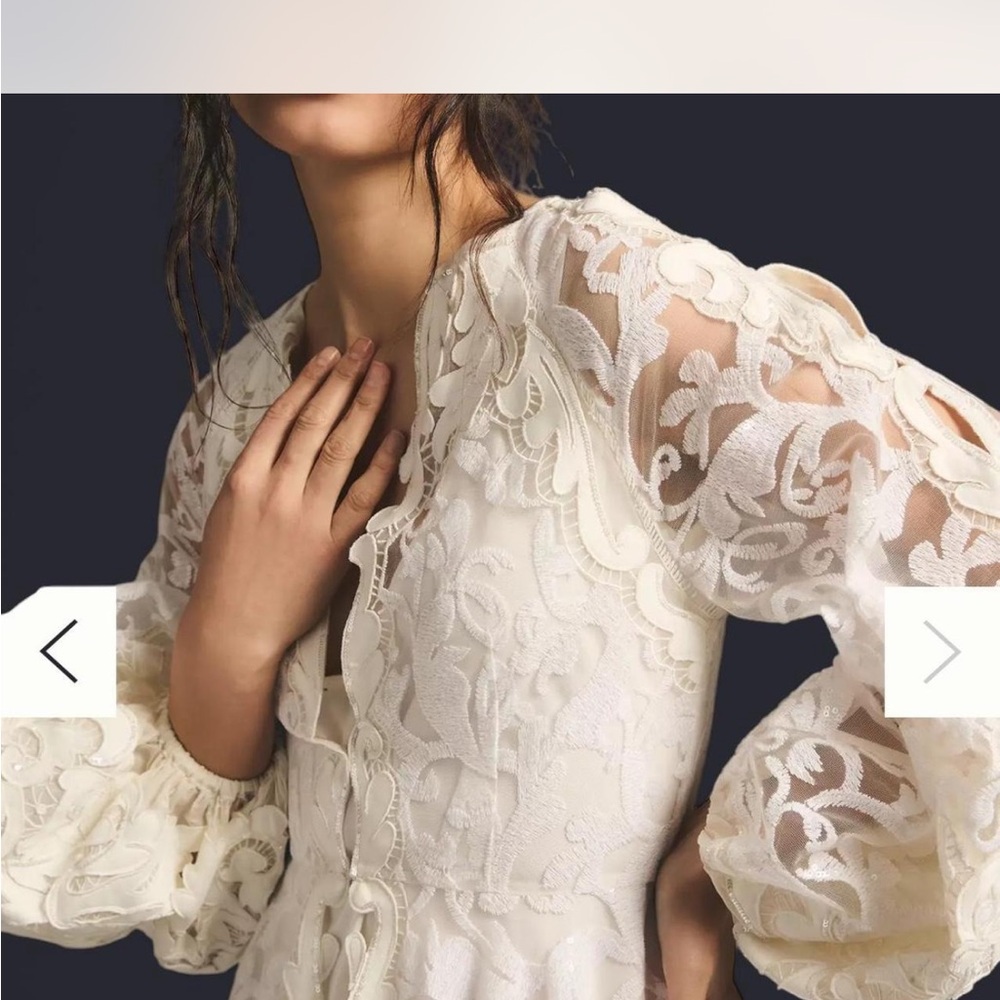 Anthropologie White Maxi Dress - Picture 2 of 9